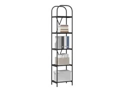 Estante de libros Roble negro 40 x 30 x 183 cm