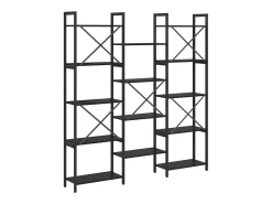 Estante de libros Roble negro 156 x 25 x 167.5 cm