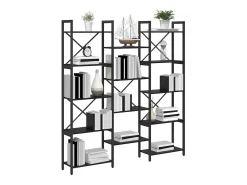 Estante de libros Roble negro 156 x 25 x 167.5 cm
