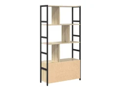 Estante de libros Roble Sonoma 80 x 30 x 155.5 cm
