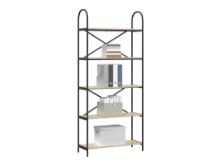 Estante de libros Roble Sonoma 80 x 30 x 183 cm