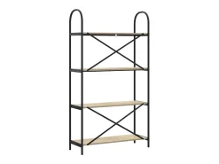 Estante de libros Roble Sonoma 80 x 30 x 146 cm