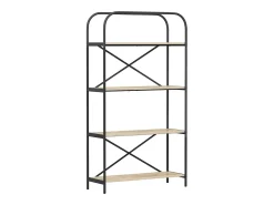 Estante de libros Roble Sonoma 80 x 30 x 146 cm