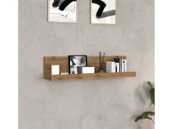 Estante de pared Chronos color roble 120x25x28 cm