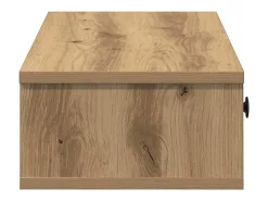 Estante de pared con cajones, roble artesanal, madera de ingeniería.