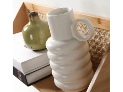Estante de pared de bambú y ratán natural - 50 cm