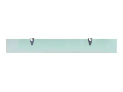 Estante de pared de cristal 80x10 cm 8 mm ES53586