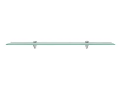 Estante de pared de cristal 80x10 cm 8 mm ES53586
