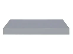 Estante de pared de pared MDF gris 40x23x3,8 cm ES18361