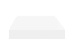 Estante de pared de pared MDF blanco 40x23x3,8 cm ES38289