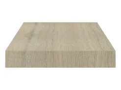 Estante de pared de pared MDF color roble 40x23x3,8 cm ES34268