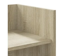 Estante de pared de roble Sonoma 100x35x30,5 cm madera de ingeniería