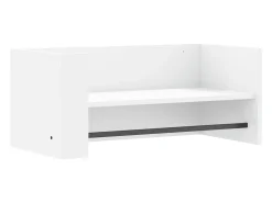 Estante de pared madera de ingeniería blanco 70,5x35x30,5 cm