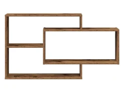 Estante de pared madera vieja 104x20x58,5 cm madera de ingeniería