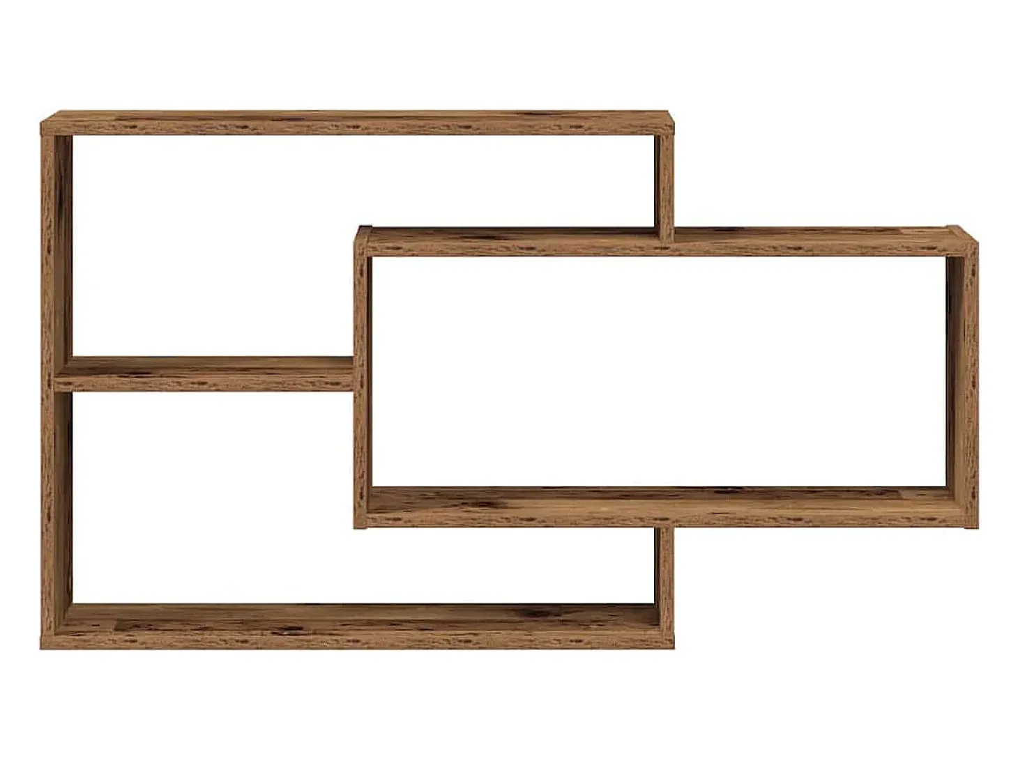 Estante de pared madera vieja 104x20x58,5 cm madera de ingeniería
