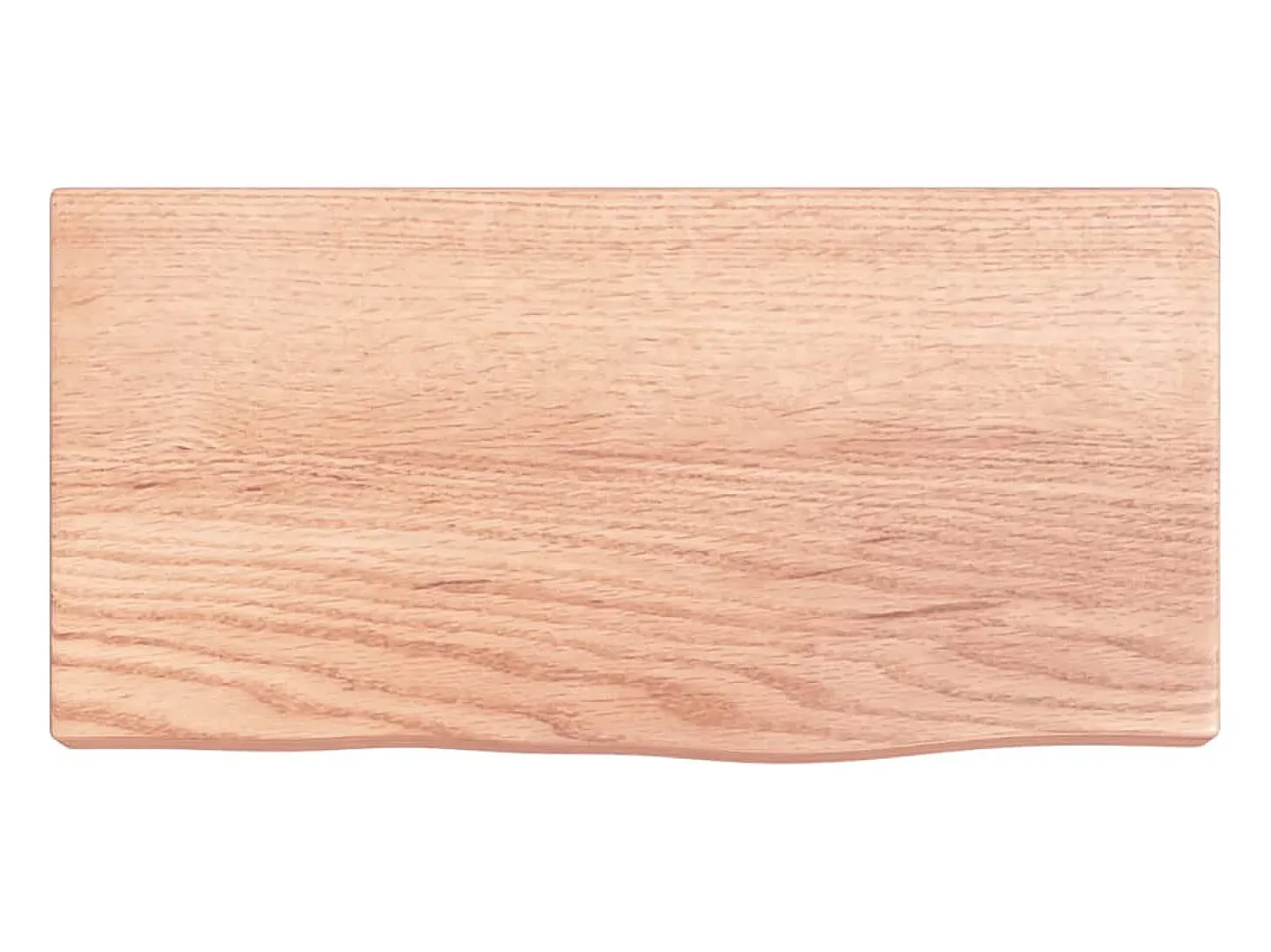 Estante de pared marrón claro 40x20x4 cm madera maciza de roble tratado