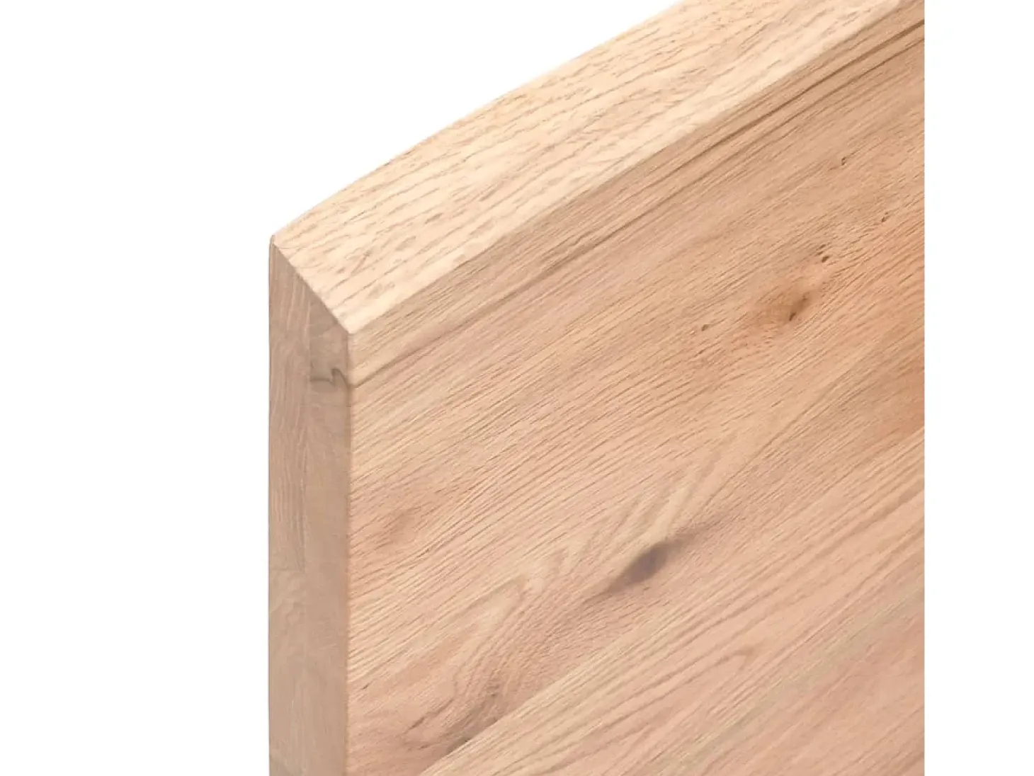 Estante de pared marrón claro 40x20x4 cm madera maciza de roble tratado