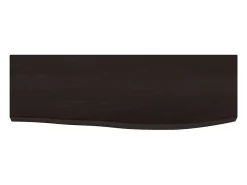 Estante de pared marrón oscuro 60x20x4 cm madera maciza de roble tratado