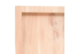 Estante de pared 40x30x(2-6) cm madera maciza de roble sin tratar