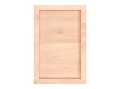 Estante de pared 40x60x(2-4) cm madera maciza de roble sin tratar