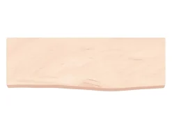 Estante de pared 60x20x4 cm madera maciza de roble sin tratar