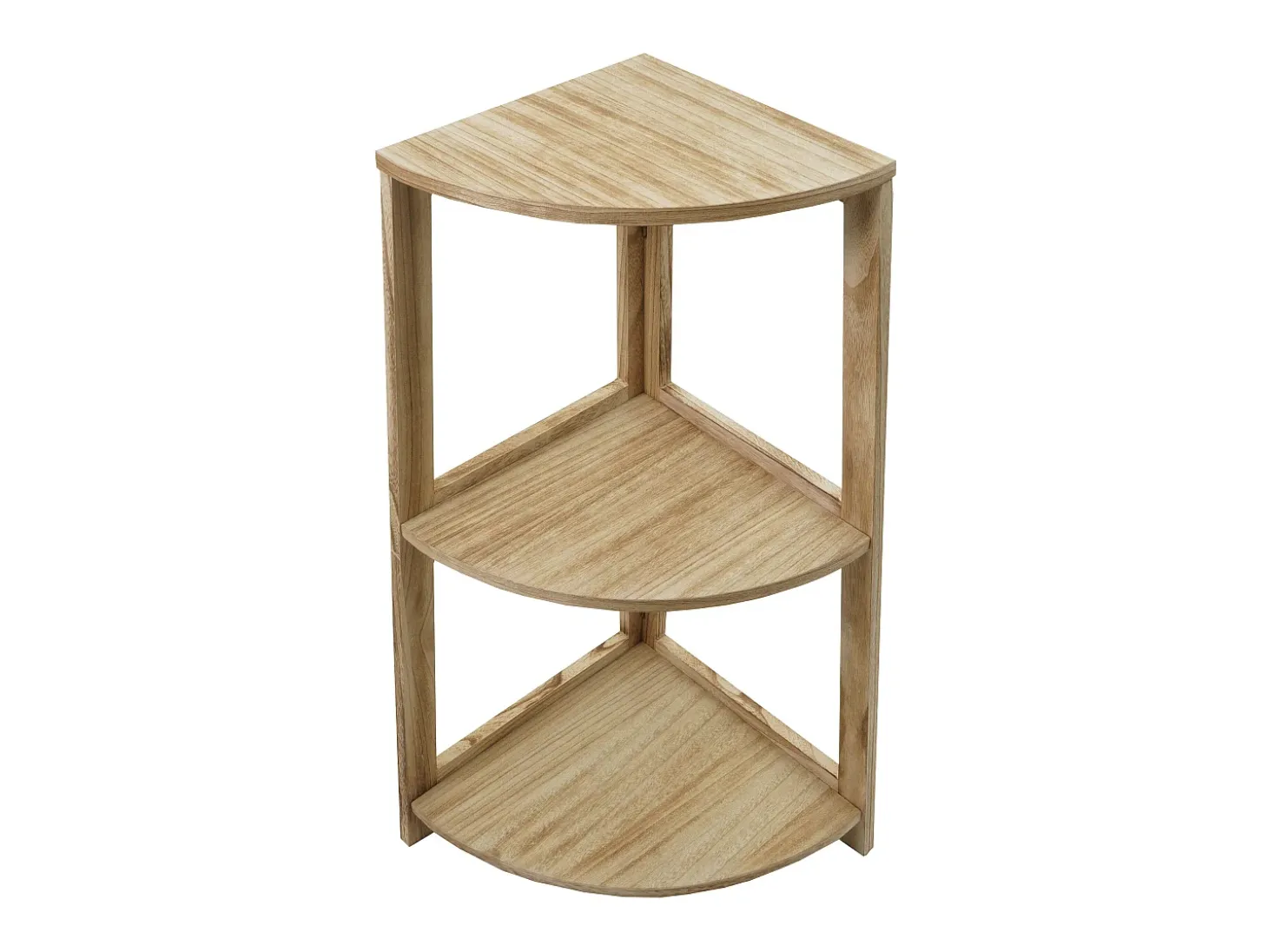 Estante esquinero MCW-K44, marrón natural