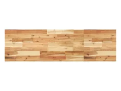 Estante flotante 2 uds madera acacia acabado aceite 120x40x4 cm