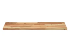 Estante flotante 2 uds madera acacia acabado aceite 60x40x2 cm