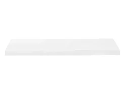 Estante flotante de pared 2 uds Blanco brillo 80x23,5x3,8cm MDF