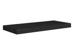 Estante flotante de pared Negro 60x23,5x3,8 cm MDF