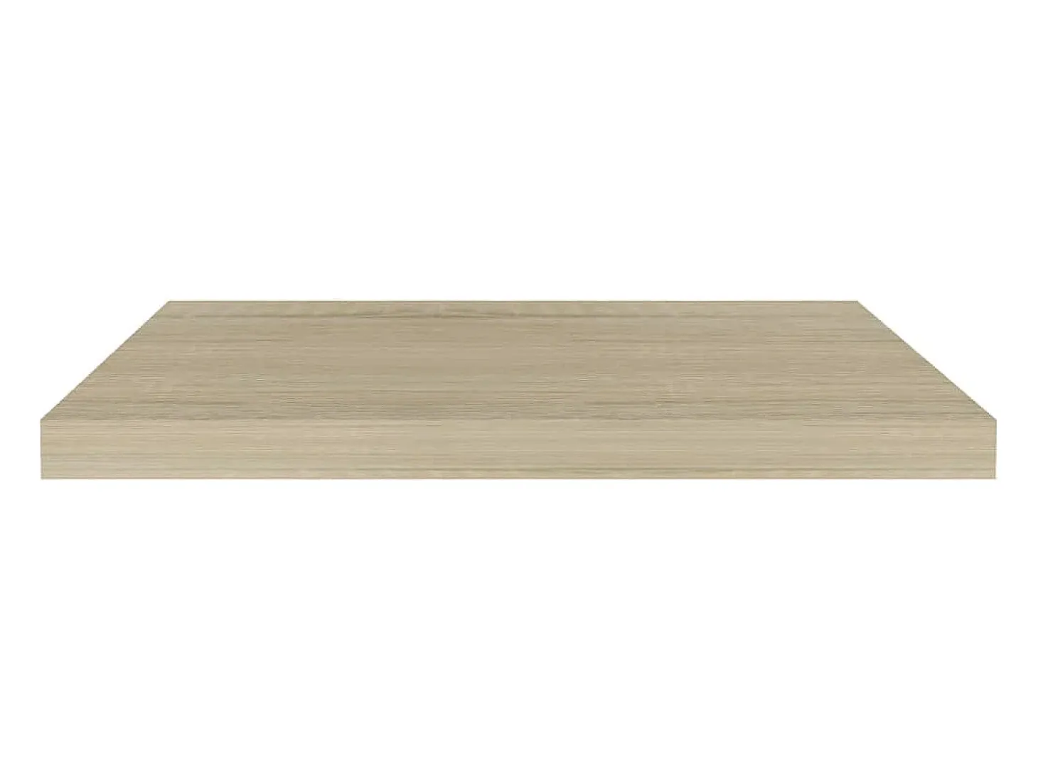 Estante flotante de pared roble 60x23,5x3,8 cm MDF