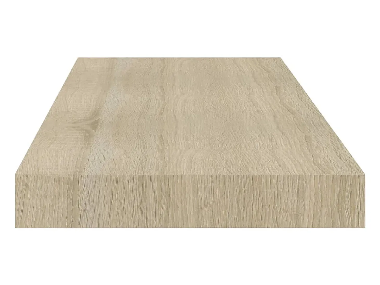 Estante flotante de pared roble 60x23,5x3,8 cm MDF