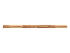 Estante flotante madera acacia maciza acabado aceite 140x20x4cm