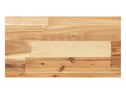 Estante flotante madera acacia maciza acabado aceite 60x20x4 cm