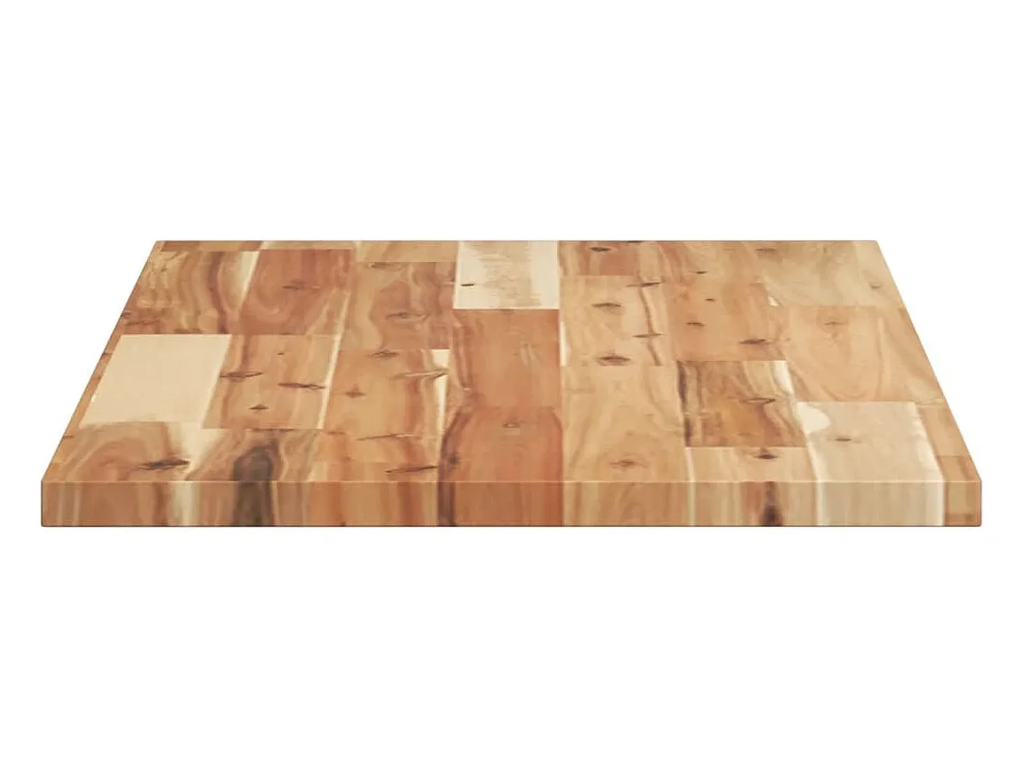 Estante flotante 60x40x2 cm acacia maciza acabado aceite
