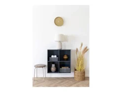 Estante Horne, Gris, 30x69x69 cm, Kendra Home