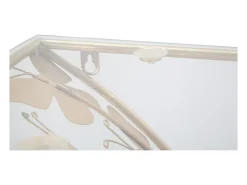 Estante Mariposa 19, Oro, 44,5x24,5x34,5 cm, Kendra Home