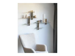 Estante Ovada, Marrón, 15x60x44 cm, Kendra Home