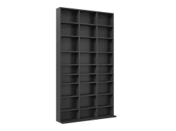 Estante para CDs negro 102x16x178 jukebox