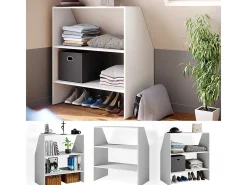 Estante para techo inclinado blanco 90x50x100