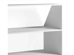 Estante para techo inclinado blanco 90x50x100
