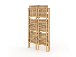 Estante rectangular plegable de bambú - Bami