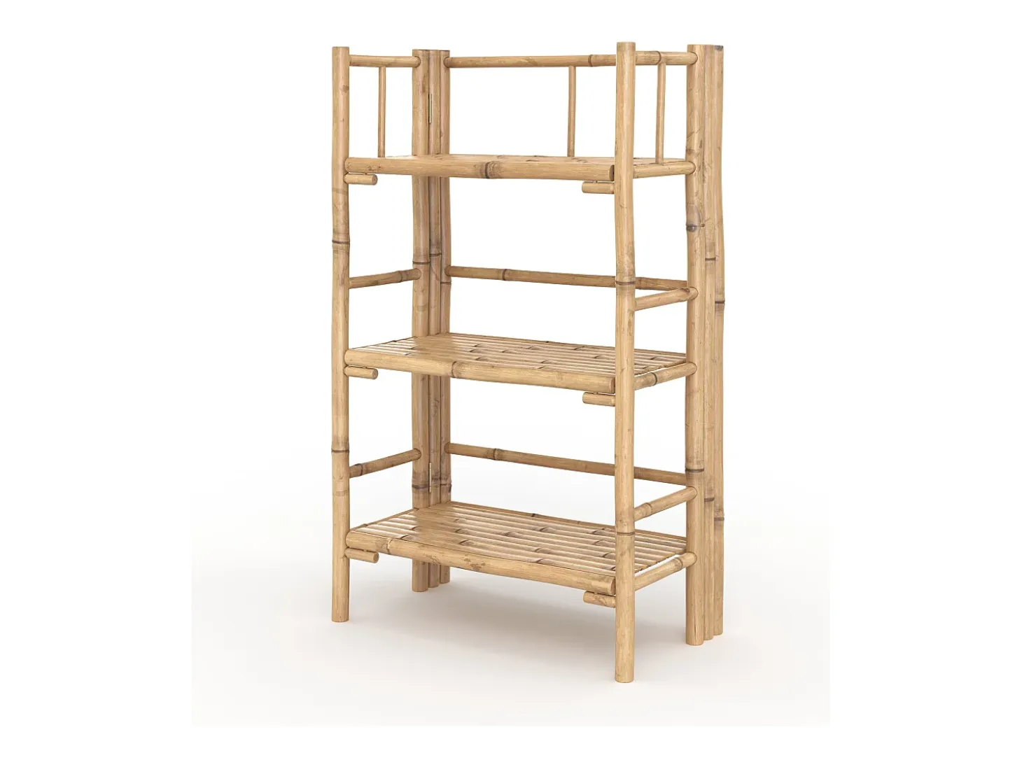 Estante rectangular plegable de bambú - Bami