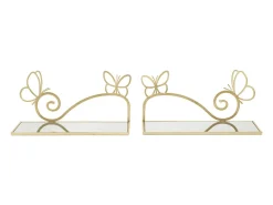 Estante VKH225, Oro, 41,5x18x21 cm, Kendra Home