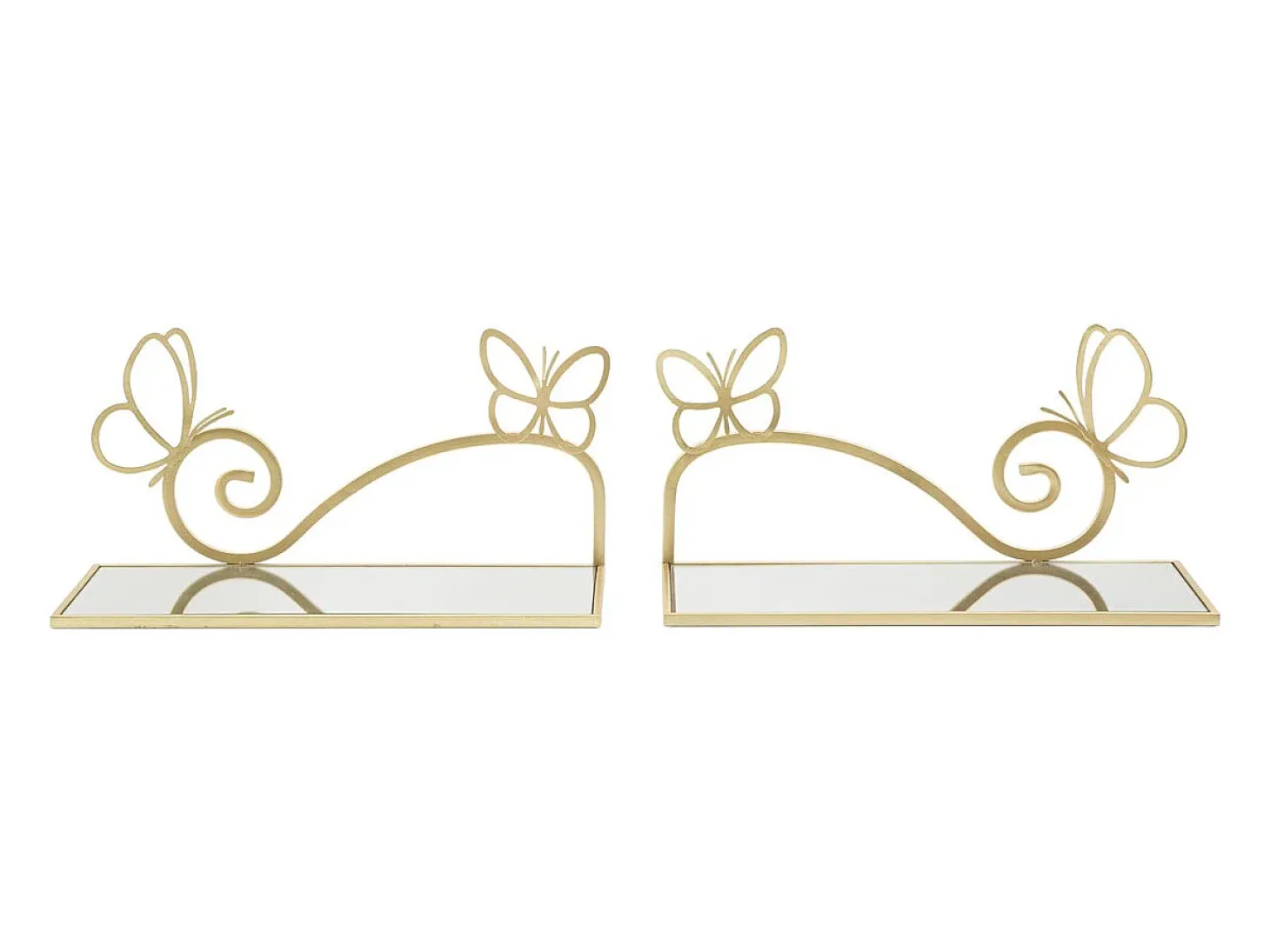Estante VKH225, Oro, 41,5x18x21 cm, Kendra Home