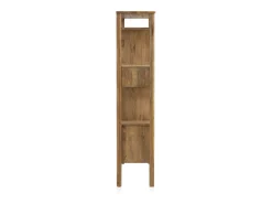 Estantería de madera maciza de mango marrón claro