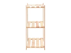 Estantería 3 niveles 5 unidades madera pino maciza 150 kg ES319682