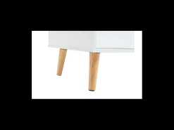 Estantería 4 puertas, 4 huecos acabado blanco, 119cm(alto) 60cm(ancho) 29cm(fondo). .