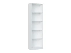 Estantería aglomerado blanco 180x52x25cm