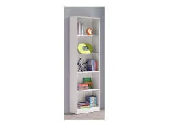 Estantería aglomerado blanco 180x52x25cm